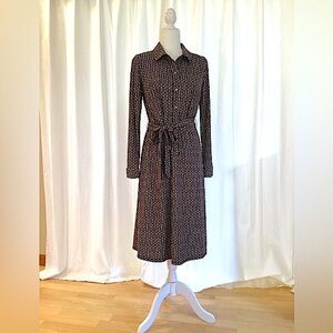 Talbots Equestrian Jersey Shirtdress